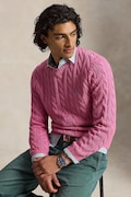 Polo Ralph Lauren sweter męski bawełniany różowy 710775885