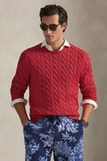 Bombažen pulover Polo Ralph Lauren bež barva, 710775885
