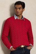 Polo Ralph Lauren sweter bawełniany męski czerwony 710775885