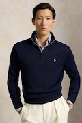 Polo Ralph Lauren sweter męski bawełniany granatowy 710859939