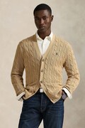 Polo Ralph Lauren kardigan bawełniany kolor beżowy