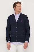 Polo Ralph Lauren kardigan bawełniany kolor granatowy