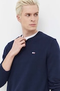 Bavlněný svetr Tommy Jeans tmavomodrá barva, DM0DM18370