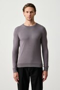 Sisley sweter męski z bawełną szary 10F2S1C78
