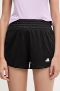 Tréninkové šortky adidas Performance Pacer černá barva, high waist