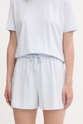 BOSS Teplákové šortky dámske bavlnené s elastanom CI_Shorts CW fialové high waist 50515606