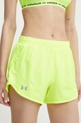 Σορτς τρεξίματος Under Armour Fly By χρώμα: κίτρινο