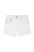 Levi's gyerek farmer rövidnadrág fehér, sima, állítható derekú