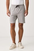 BOSS домашен къс панталон мъжки от памук с еластан Mix&Match Short CW кафяв със стандартна талия 50515314
