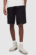 Λινό σορτς AllSaints HANBURY χρώμα: μαύρο