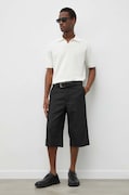 Won Hundred pantaloni scurți bărbați, culoarea negru 2847-14199