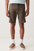 Levi's szorty chino męskie z lnem brązowe regular waist 17202