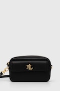 Шкіряна сумочка Lauren Ralph Lauren колір чорний