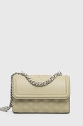 Kožna torba Tory Burch Fleming Small boja: zelena, 75576.300