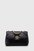 Kožená kabelka Tory Burch Kira Diamond Quilt Small čierna farba, 154706.001