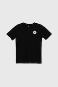 Converse t-shirt in cotone per bambini colore nero