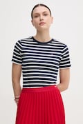 Tommy Hilfiger t-shirt in cotone donna colore bianco WW0WW40587