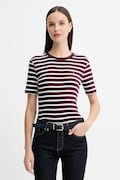 Tommy Hilfiger t-shirt in cotone donna colore bianco WW0WW40587