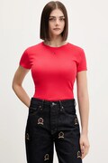 Tommy Jeans t-shirt damski kolor czerwony DW0DW17383