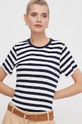 Pepe Jeans t-shirt bawełniany JINX damski kolor granatowy PL505845