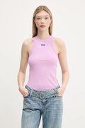 Hugo Blue top Easy Tank_B damski kolor fioletowy 50508857