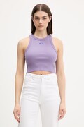 Hugo Blue top Baby Tank_B damski kolor fioletowy 50511450