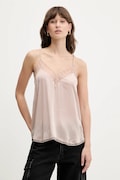IRO top de mătase culoarea negru