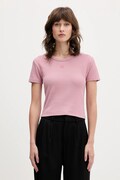 HUGO t-shirt damski kolor różowy 50512000