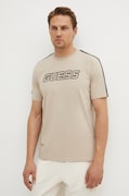 Guess t-shirt ARLO bézs, nyomott mintás, Z4GI18 J1314