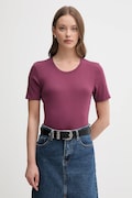 United Colors of Benetton t-shirt bawełniany damski kolor fioletowy 3GA2E16A0