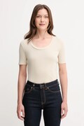 United Colors of Benetton t-shirt bawełniany damski kolor beżowy 3GA2D1066