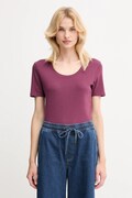 United Colors of Benetton t-shirt bawełniany damski kolor fioletowy 3GA2D1066