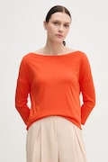 Sisley longsleeve damski kolor pomarańczowy 3QU4L12EE