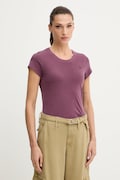 G-Star Raw t-shirt bawełniany damski kolor bordowy