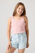 Levi's top dziecięcy LVG MEET AND GREET RIBBED TANK kolor różowy 4EK116