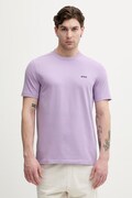 BOSS Green T-shirt męski Tee fioletowy 50506373
