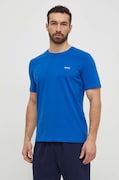BOSS T-shirt lounge męski bawełniany z elastanem Mix&Match T-Shirt R niebieski 50515312
