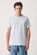BOSS tričko pánske T-Shirt RN Slim Fit tyrkysové 50517970