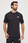 adidas Performance t-shirt treningowy Train Essentials kolor czarny gładki IC7421