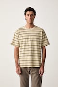 Levi's T-shirt męski bawełniany RED TAB VINTAGE brązowy A0637