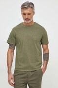 Pepe Jeans tricou din bumbac Jacko barbati, culoarea verde, neted, PM508664