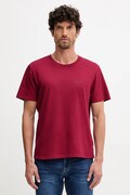 Pepe Jeans t-shirt bawełniany JACKO męski kolor bordowy gładki PM508664