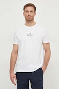 Polo Ralph Lauren tricou din bumbac bărbați, culoarea alb, uni 710936585