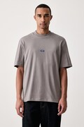 HUGO Blue T-shirt męski bawełniany Nieros szary 50509991