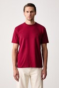 United Colors of Benetton tričko pánské bavlněné burgundské 3MI5J1AF7