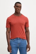 United Colors of Benetton t-shirt bawełniany męski kolor czerwony gładki 3JE1J19A5