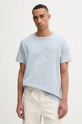 Levi's t-shirt męski bawełniany SS CLASSIC POCKET TEE niebieski 19342