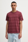 Levi's t-shirt męski bawełniany SS CLASSIC POCKET TEE czerwony 19342