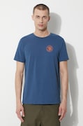 Fjallraven t-shirt 1960 Logo T-shirt męski kolor niebieski z nadrukiem F87313