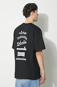 Columbia t-shirt Burnt Lake męski kolor czarny z nadrukiem 2071711